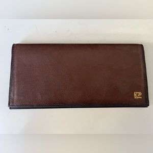 NOS Vintage Pierre Cardin Boutique Leather Wallet Billfold